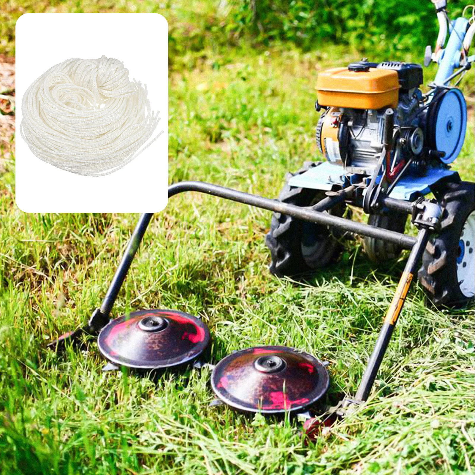 

50pcs For Lawn Mower Chainsaw Nylon Heavy Duty Engine Pull String Recoil Replacement Cord Mower Generator Small Engine Use Cord