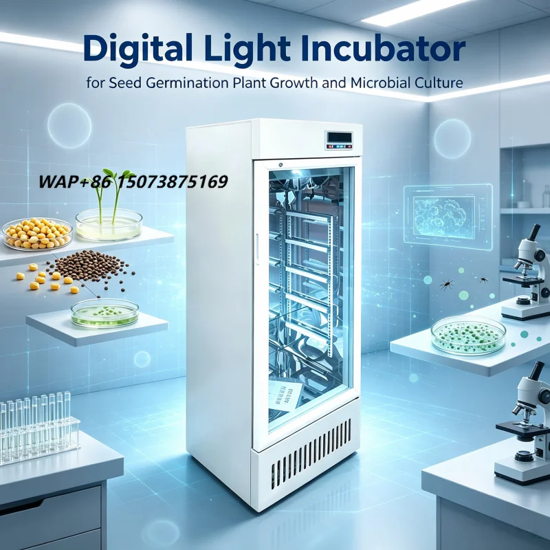 Digital Light Incubator Plant Growth Cabinet Maize Seed Germination Chamber Dual-side Illumination for Agriculture Lab Seed Test