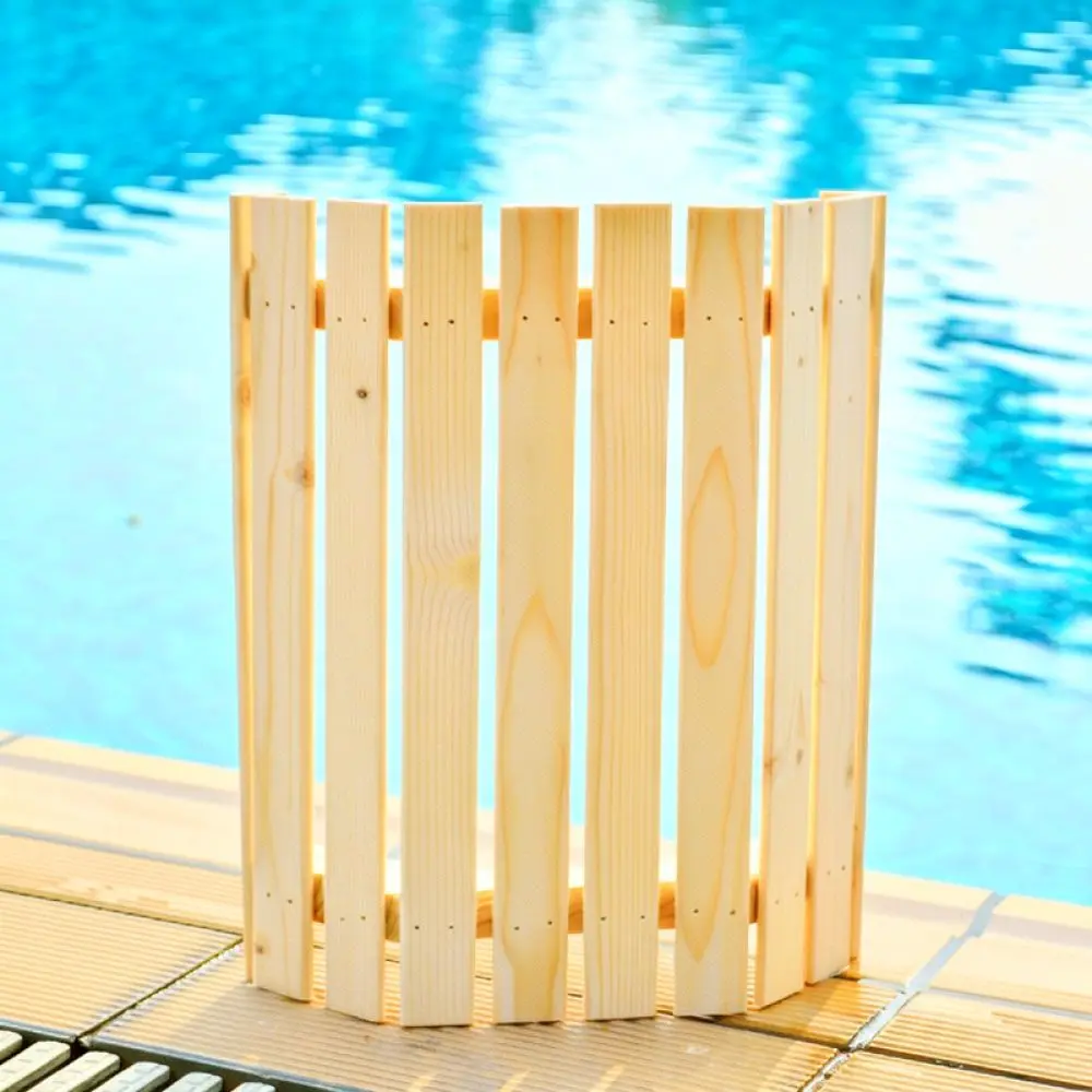 Heat Resistant Sauna Lamp Shade Wooden Decorative Cover Protection Shield For Steam Room Spa Interior Fittings