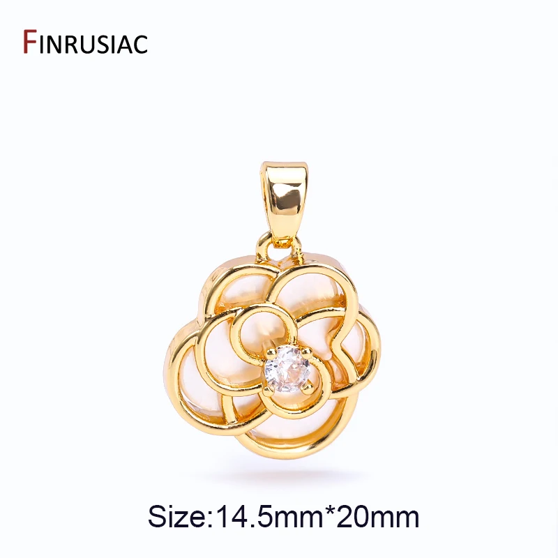Hochwertige 18K vergoldete Messing-Herz- und Sternanhänger für die Schmuckherstellung, Muschel-Schmetterlingsanhänger für DIY-Halsketten- und Armbandherstellung. – Detail 20