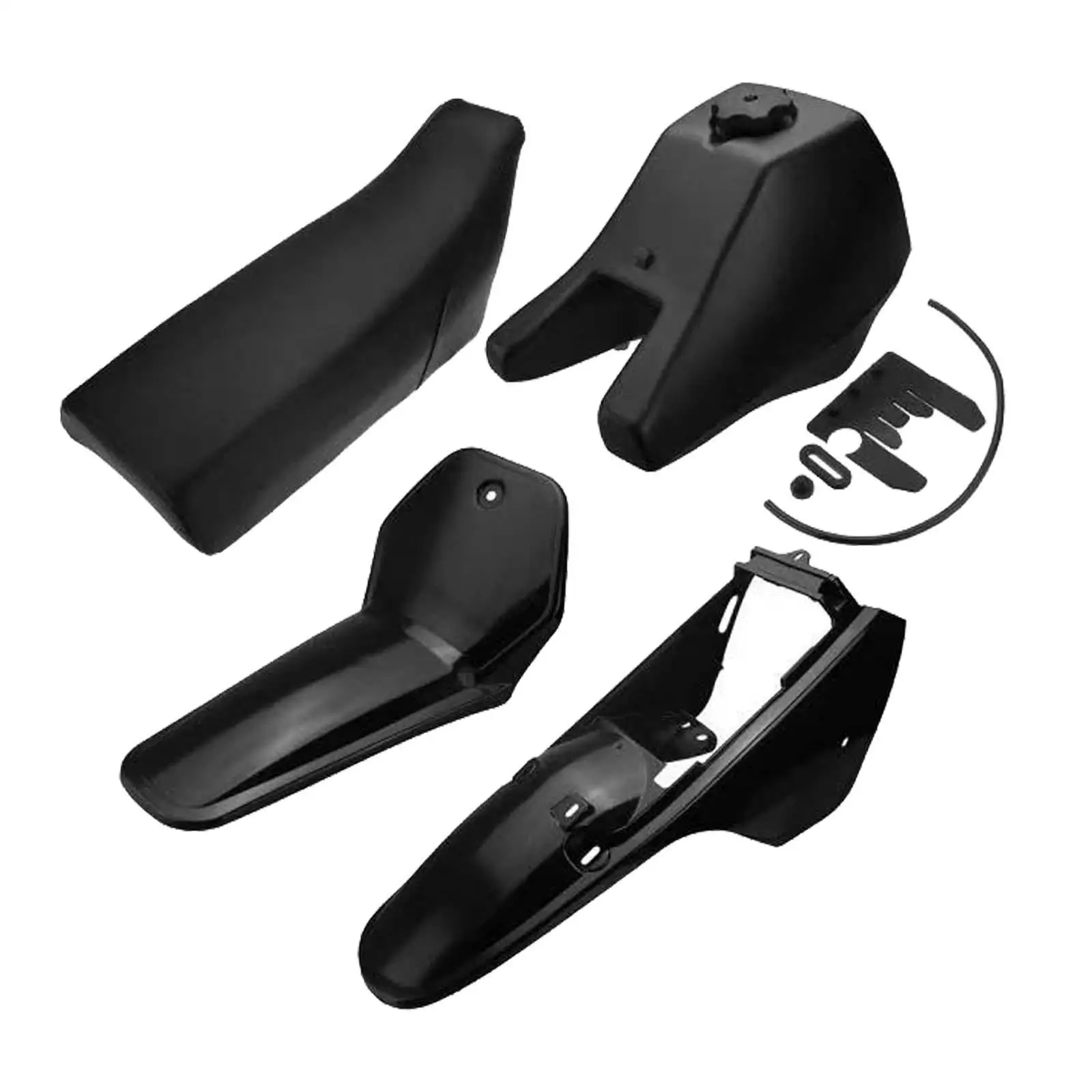 Front Rear Fender Fairing Parts Seat Kit Plastics Kit House Cover Mudguard Replacement Accessories Plastic Fairing Parts