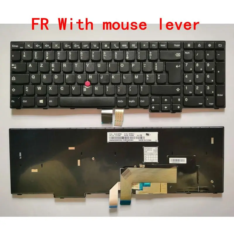 FR/US/BR/AR/RU LENOVO e550 e550c e555 e555c e560/p e565 sn20f22485 00hn085 00hn085 nsk-z50st French Azerty 용 노트북 키보드