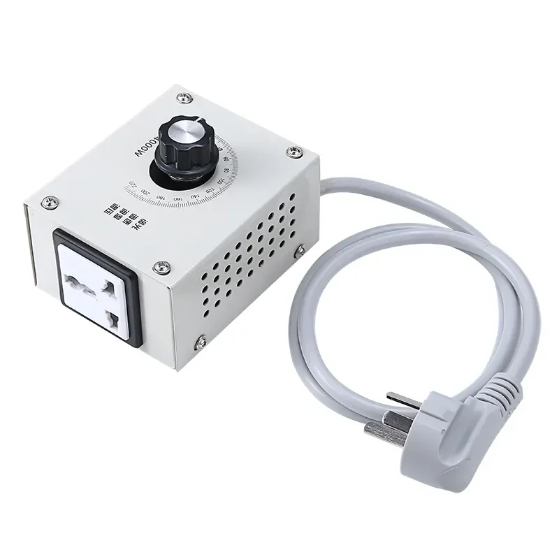 220V AC Motor Speed Controller 4000W Variable Voltage Controller for Fan Speed Motor Dimmer