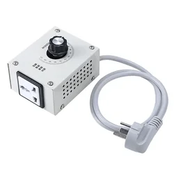 220V AC Motor Speed Controller 4000W Variable Voltage Controller for Fan Speed Motor Dimmer