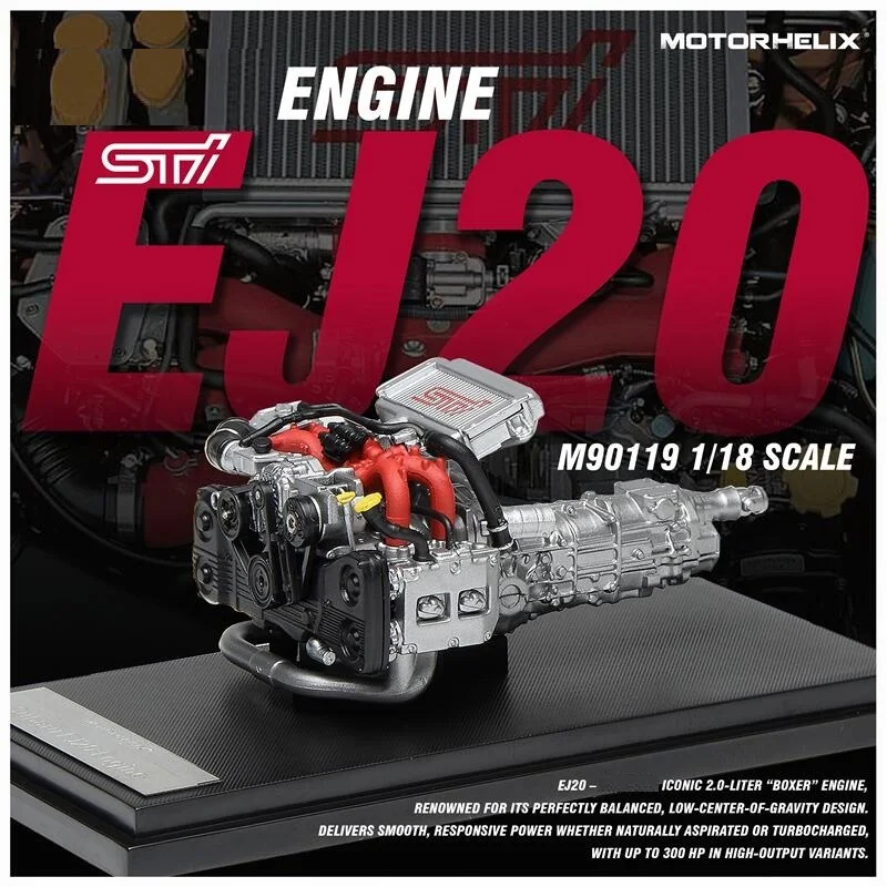

[PreSale] Motorhelix MH 1:18 Engine STI EJ20 / 13B-REW Models