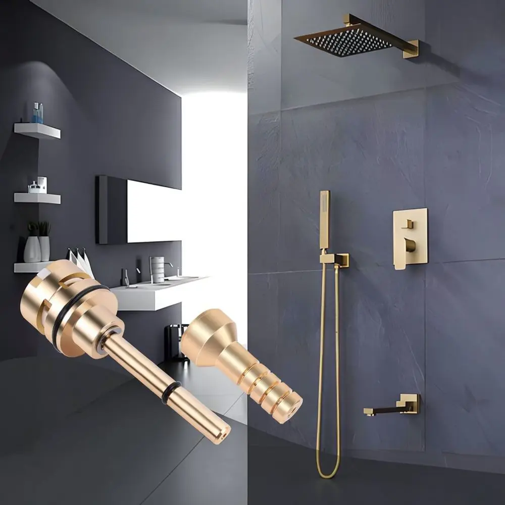 Premium Brass Replacement For For RP71718 3 Function Diverter Valve Shower Faucet Plumbing Repair Kit Accessories