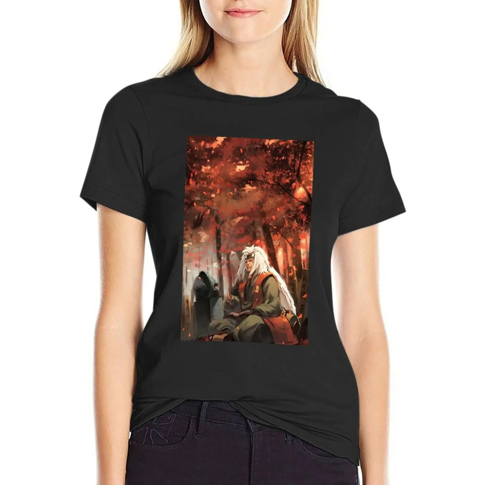 Jiraya In The Forest Classic T-Shirt sweat heavyweights oversized workout shirts for Women