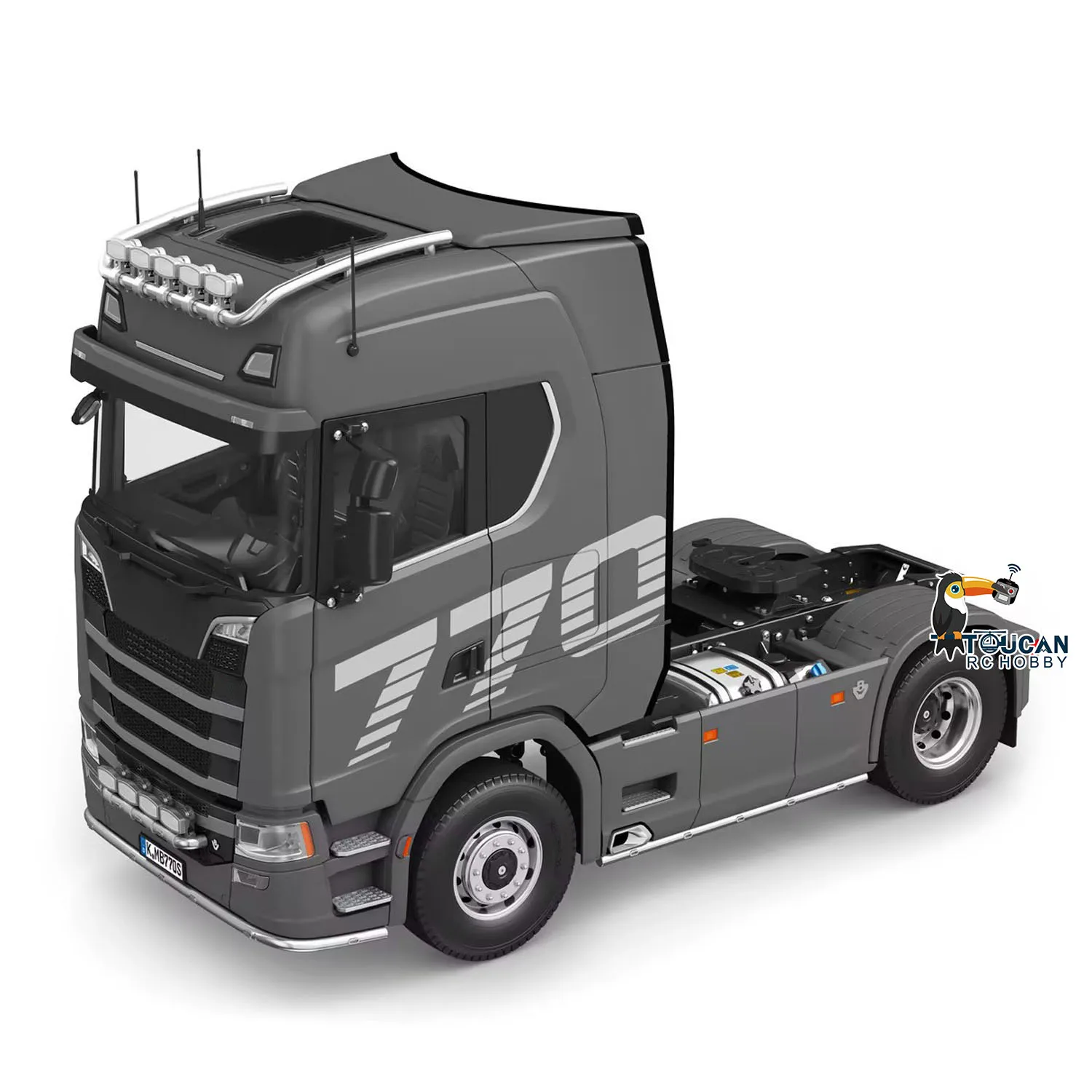 New 1/14 KABOLITE 4x2 RC Tractor Truck 770S Remote Control Cars 2 Speed Gearbox Differential Locks Electric Cars Models - view 5
