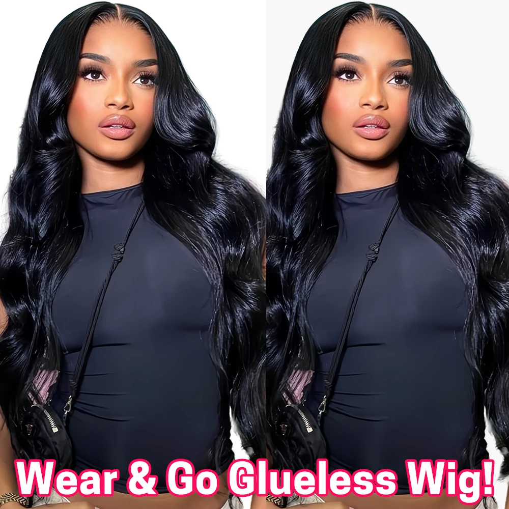 

32 Inch Long Wear And Go Glueless Wig Human Hair Ready To Wear 4x4 Lace Front Human Hair Wigs Body Wave Glueless Wig Human Hair