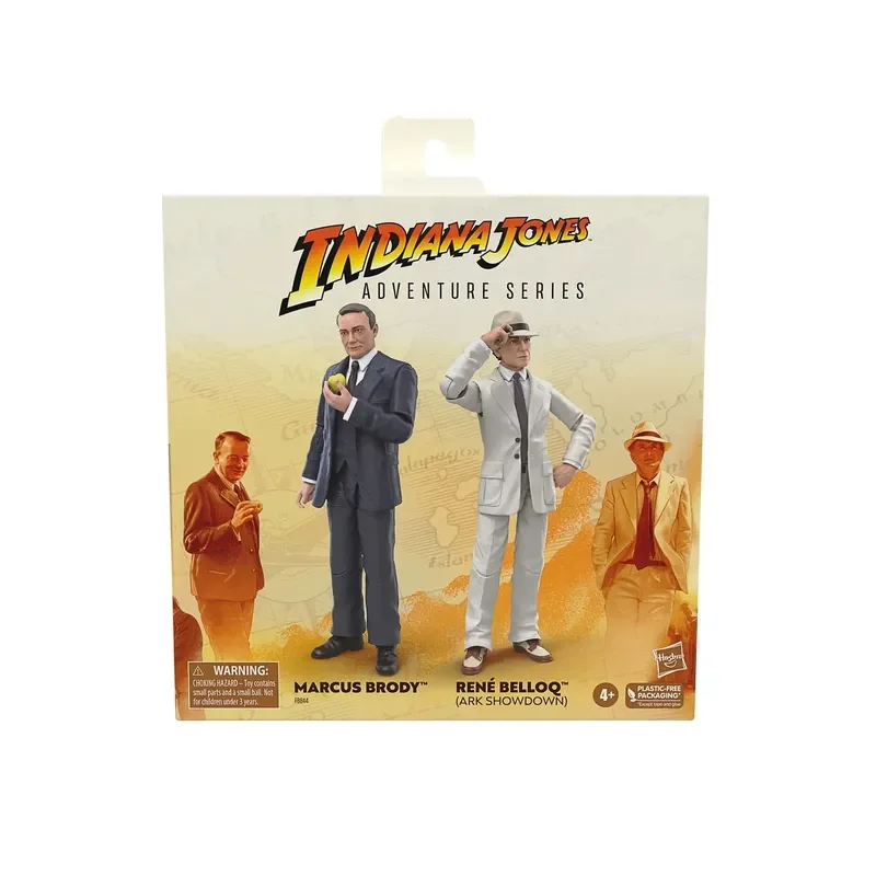 Special Offer Hasbro, Indiana Jones, Marcus Brody, René Belloc 6 inch movable