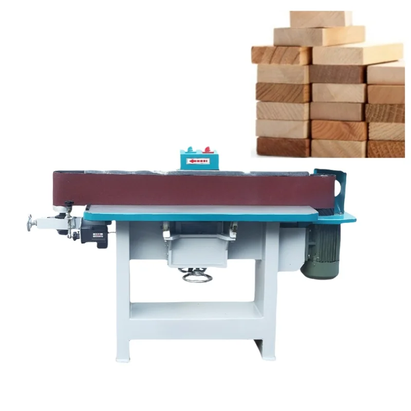 Metal Vertical Channeling Belt Sander for Woodworking Drawing Deburring Polishing Machine with Broadband Edging for Solid Wood