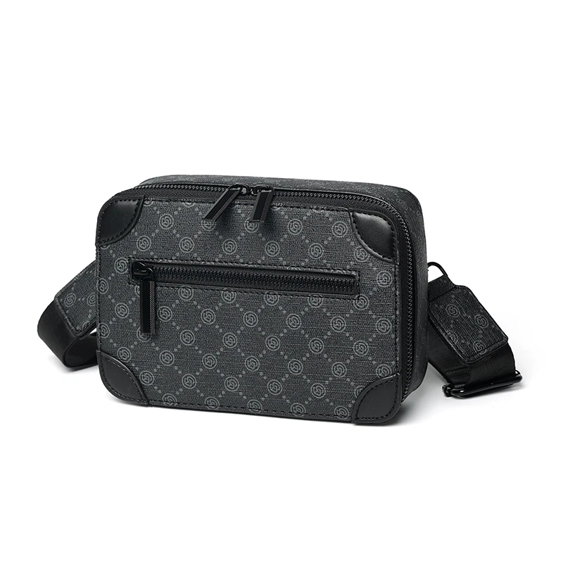 

New Arrival Mini Square Crossbody Bag: Casual & Stylish Shoulder Pouch with Japanese-Korean Prints for Men and Women