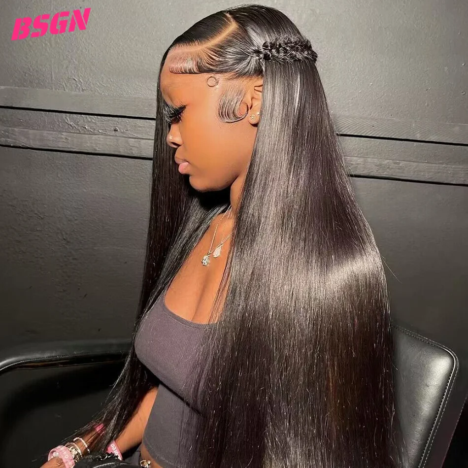 Glueless Straight Lace Front Wigs Human Hair 13X4 Lace Frontal Human Hair Wig 13X6 Hd Lace Frontal Wig Straight Human Hair Wig