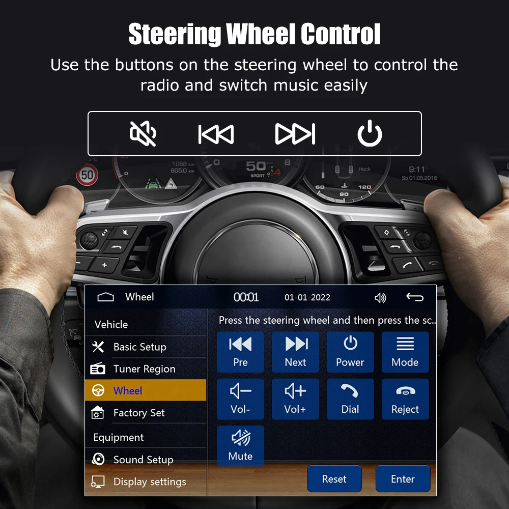 ESSGOO Wired Carplay Car Intelligent Systems 7 \