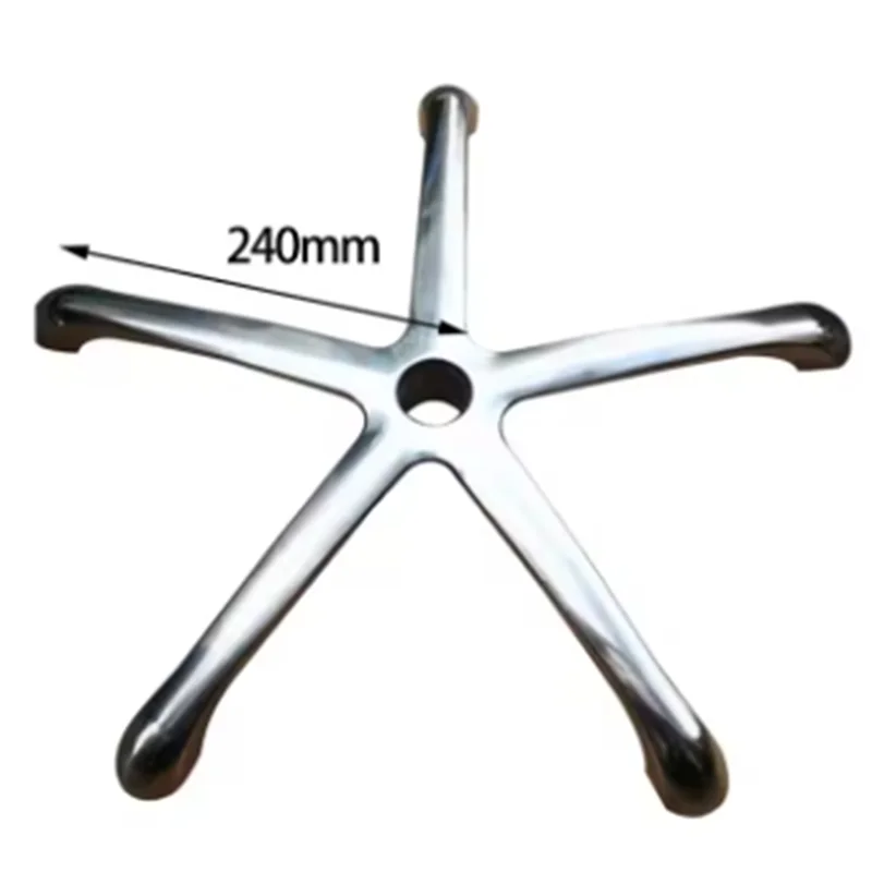 

SOFT-Office Chair Base Aluminum Alloy Chair Bottom Part Replacement Universal Reinforced Metal Leg