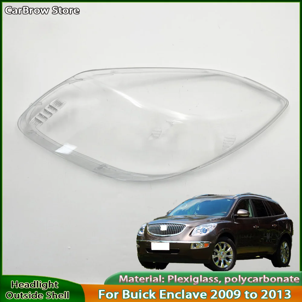 

Car Light Shell For Buick Enclave 2009 to 2013 Headlamp Lens Housing to Replace Original Left or Right Headlight Cover