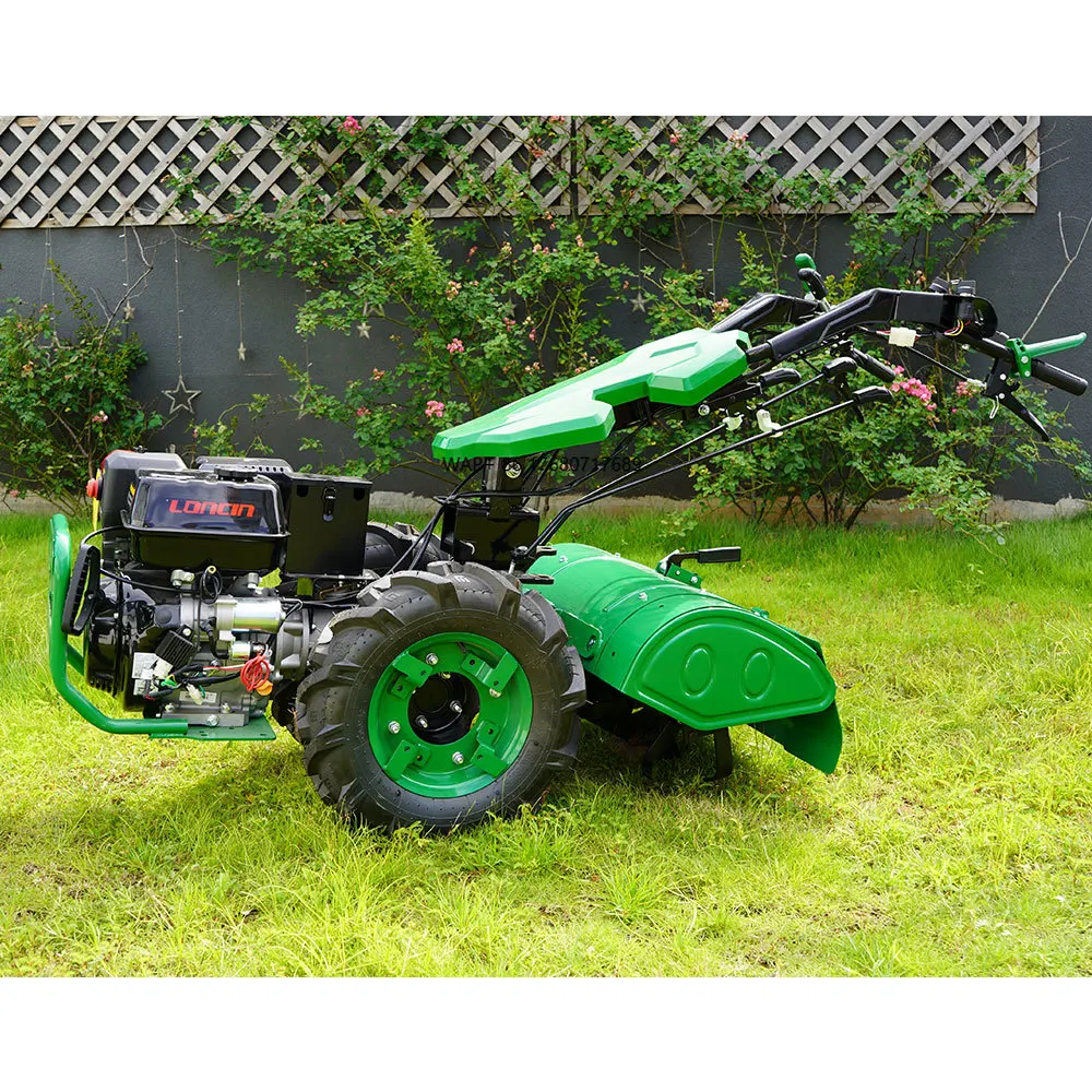 Multi Function Powerful Maize Cultivators Mini Tiller Riding Tiller Rotavator With Tracks  MGT740