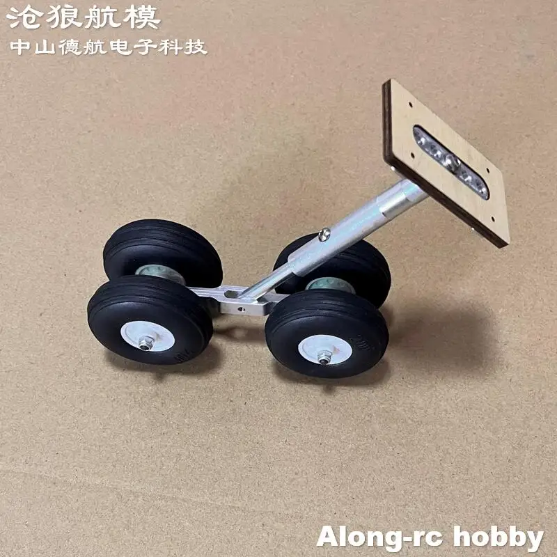 Train d'atterrissage amortissant à 4 roues PU ou EVA 130--160mm, pour avion EDF Jet RC, modèles d'avion de bricolage, avion de ligne Airbus, pièces de rechange