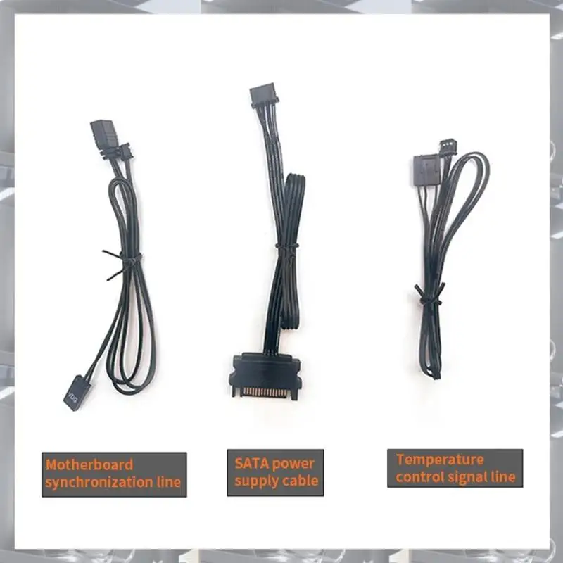 Hot Selling-5V 3Pin ARGB Fan HUB Splitter Remote Controller With 4Pin PWM For PC Cooling SYNC CPU Cooler LED Light Strip,5V 3Pin