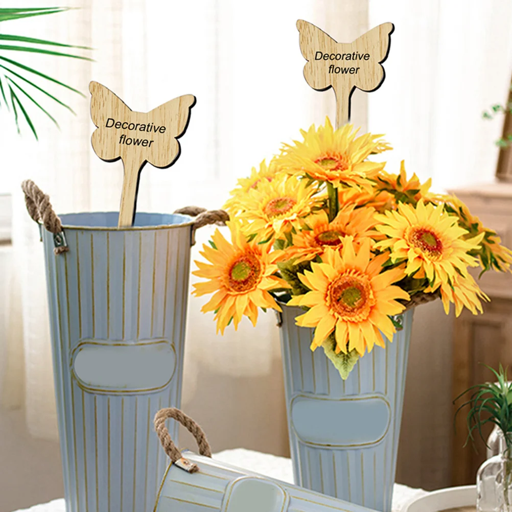 

30 Pcs Wooden Plant Labels Durable Reusable Garden Decorations Novel Gardening Tags Mini Creative Writable Signs