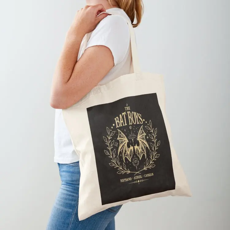 Golden The Bat Boys Rhysand Cassian Azriel Bookish Acotar Tote Bag Women bags Big bag women sac pour femme