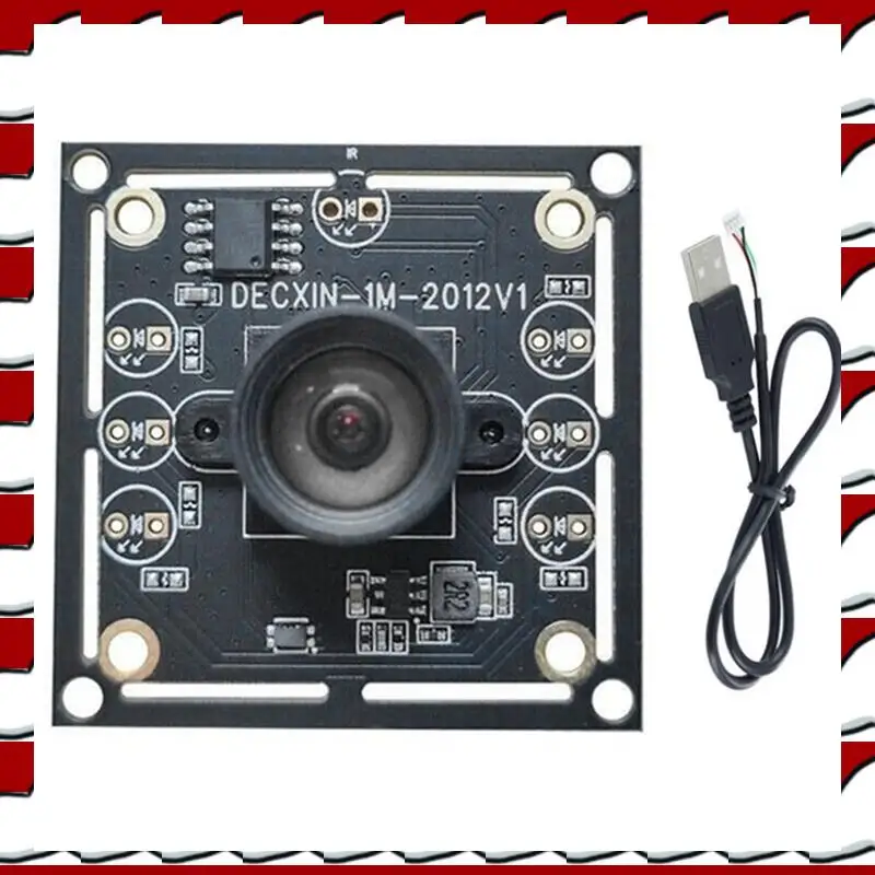 

T35C 9PCS 100 Degree Camera Module 1MP OV9732 1280X720 30Fps USB Camera Module Drive Free For Winxp/7/8/10 With 60Cm Cable