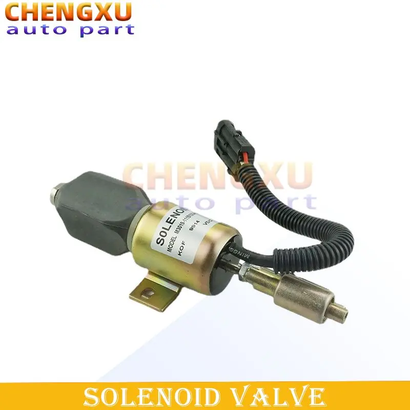 

M30191115100A Cut Off Solenoid for Excavator Deutz Enigne M3019-1115100A