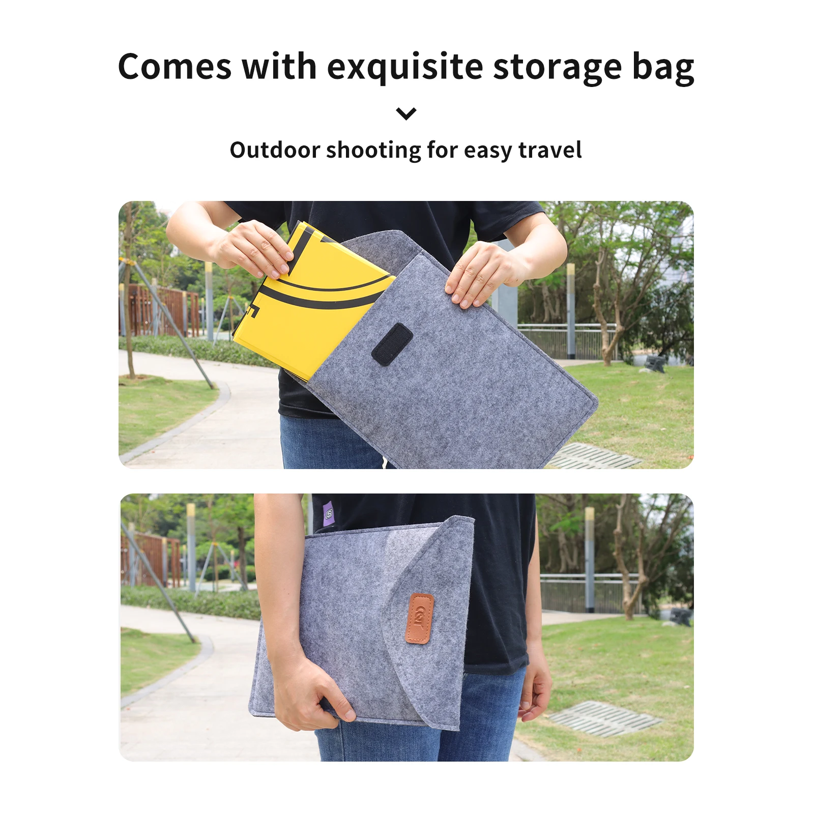 Tappetino di atterraggio universale da 55 cm per DJI Avata 2/Air 3S/Air 3/Mini 3 4 Tappetino di atterraggio per grembiule pieghevole riflettente per DJI Mavic 4 Pro Drone