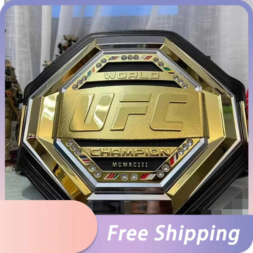 Ufc Boxing Champion Belt Championship Gold Belt Characters Occupation Wrestling Gladiators Belt Cosplay Toys Boy Birthday Gifts