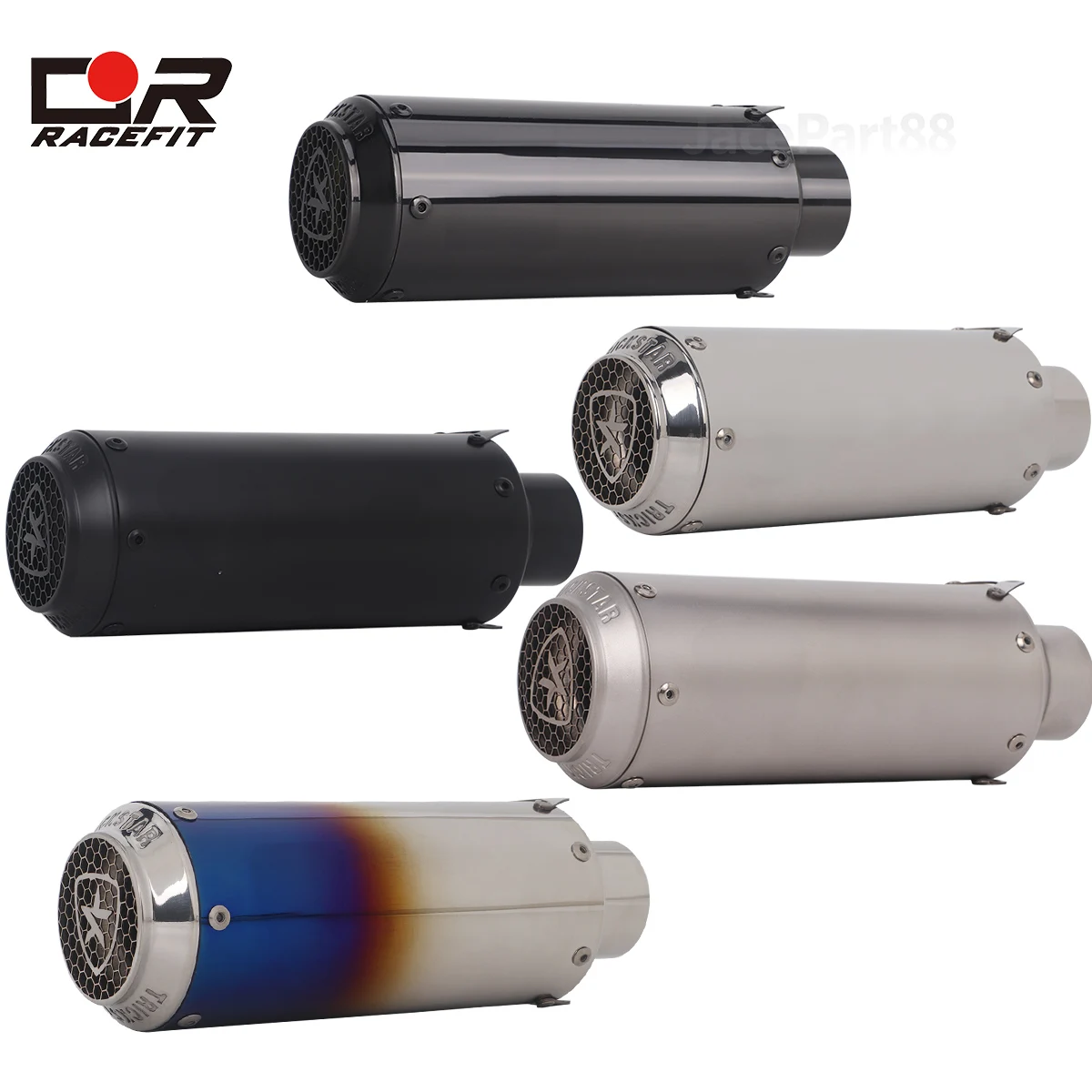Motorcycle Exhaust Modified Link Pipe Middle Connect Slip On Muffler Escape System Fit CF-MOTO 500SR 500Voom 2024 2025 2026