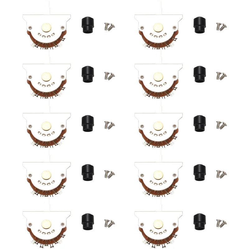 

HOES-10X 3 Way Lever Pickup Selector Switches For Electric Guitar Switch Replacement