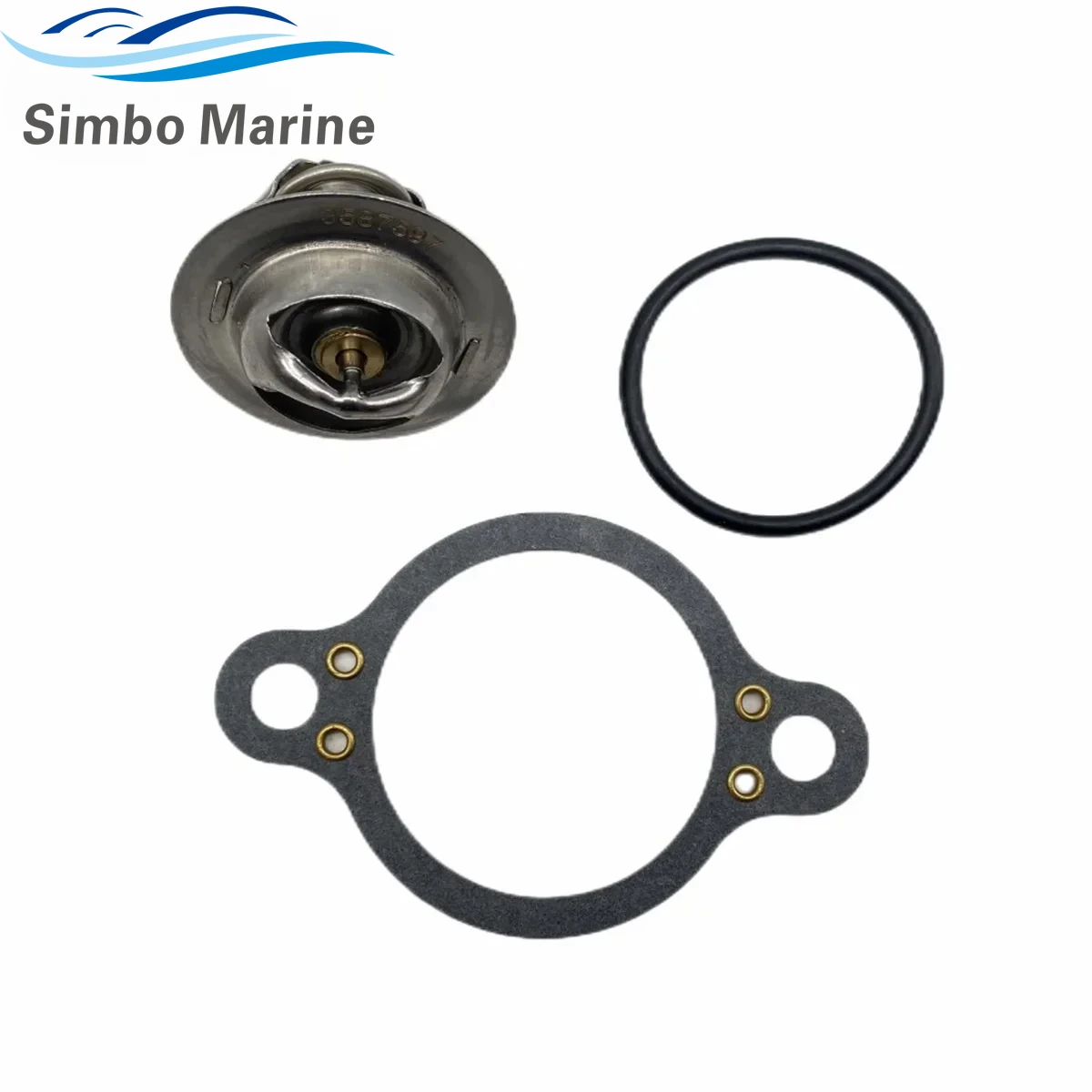 3587597 Thermostat Kit For Volvo Penta 4.3 5.0 5.7 L Engines 3852111 3852071 Sierra 18-3615