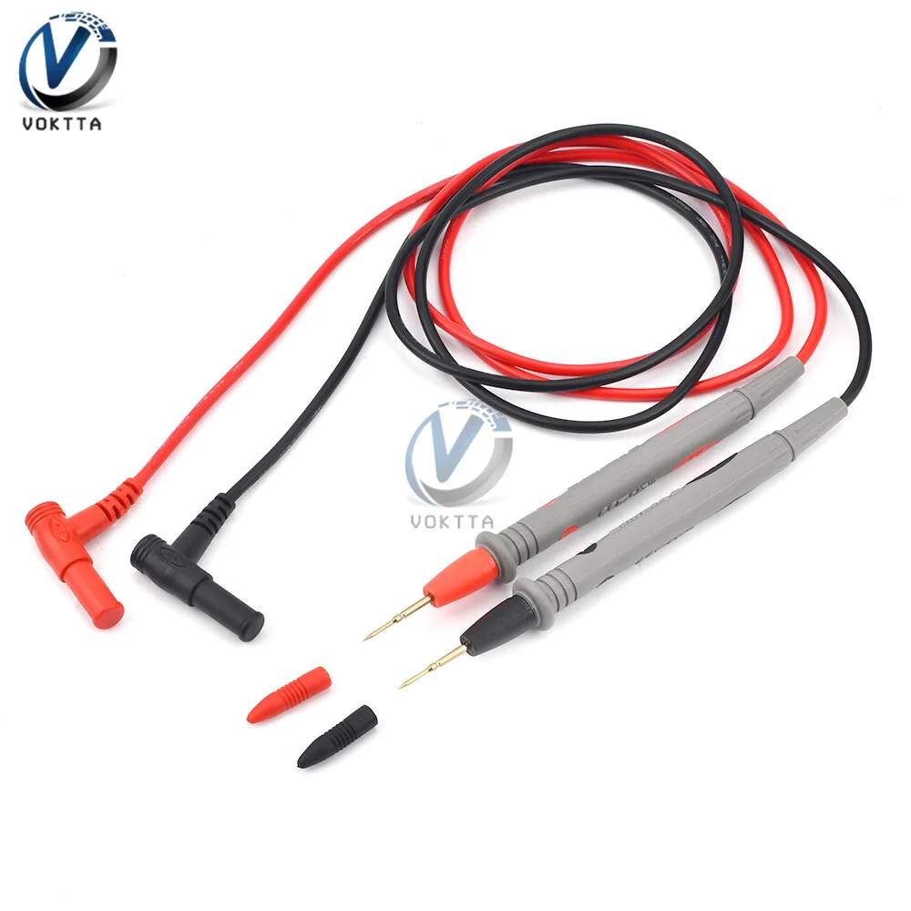 Bolígrafo de prueba de multímetro Universal, 1000V, 20A, 10A, cables, kits de prueba de sonda multímetro, cable de pluma de cobre puro chapado en oro de 72cm/110cm