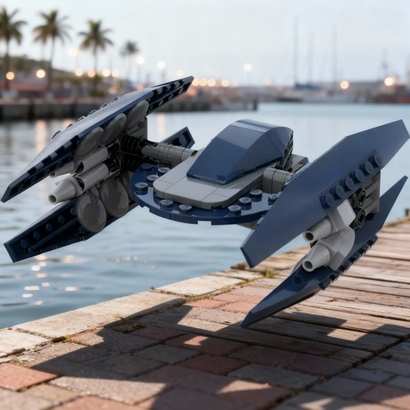 

117pcs MOC Star Battle Vulture Droid Model Building Blocks Toy Construction DIY Christmas Gifts Assemble Education Creative Idea