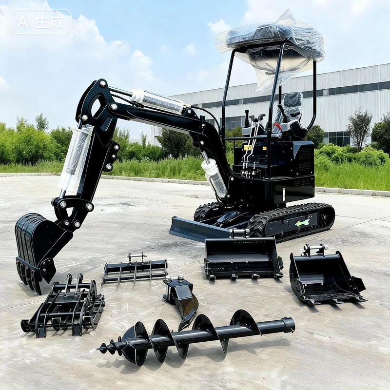 

1.0Ton Mini Digger Diesel CE Euro 5 Construction Europe Excavators Mini Mini Excavators Tools