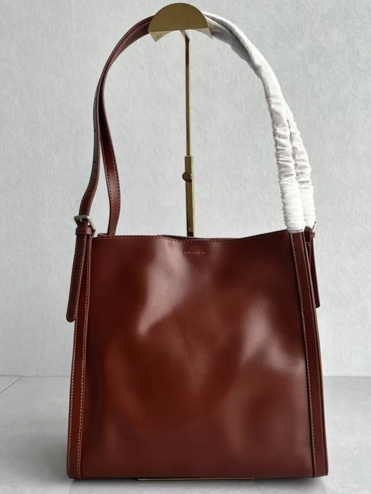 Concise Female Genuine Leather Crossbody Bags High Quality Zipper Ladies Handbag Solid Color Cowhide Hasp Single Shoulder Bag