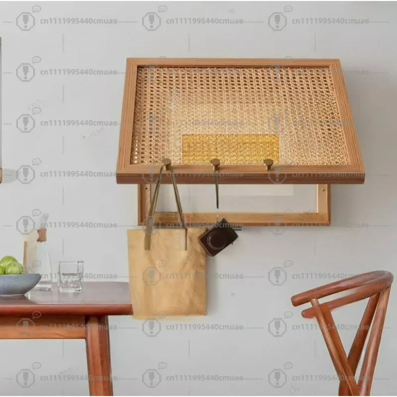 Weaving Electricity Meter Box Flip Design Wall Stickers, Home Decoration, Clothes Hook