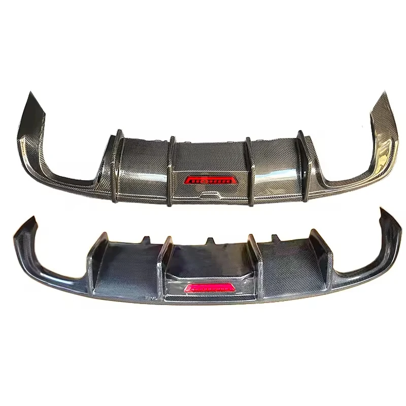 

A5 S-LINE S5 Carbon Fiber Fibre Rear Bumper Lip Diffuser Fit for AUDI A5 S-LINE S5 2008-2011 Ture Factory Fitment
