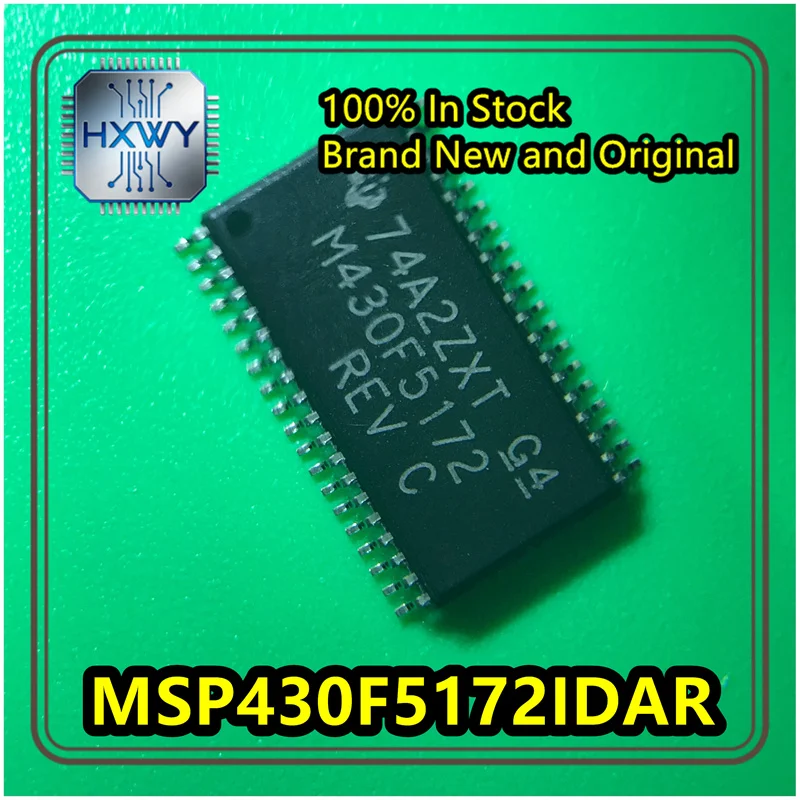 (2/10 pieces) MSP430F5172IDAR M430F5172 TSSOP38 Mixed-Signal Microcontroller Chip, 100% New, Original, In Stock, Electronic