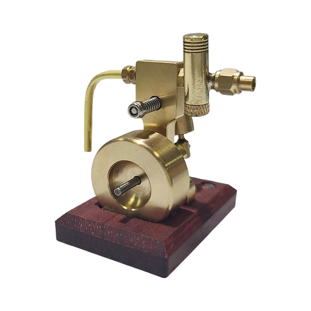 

KACIO Mini Single Cylinder Swing Steam Engine Model Brass Steam Engine Startable Physics Science Experiment Model Toy