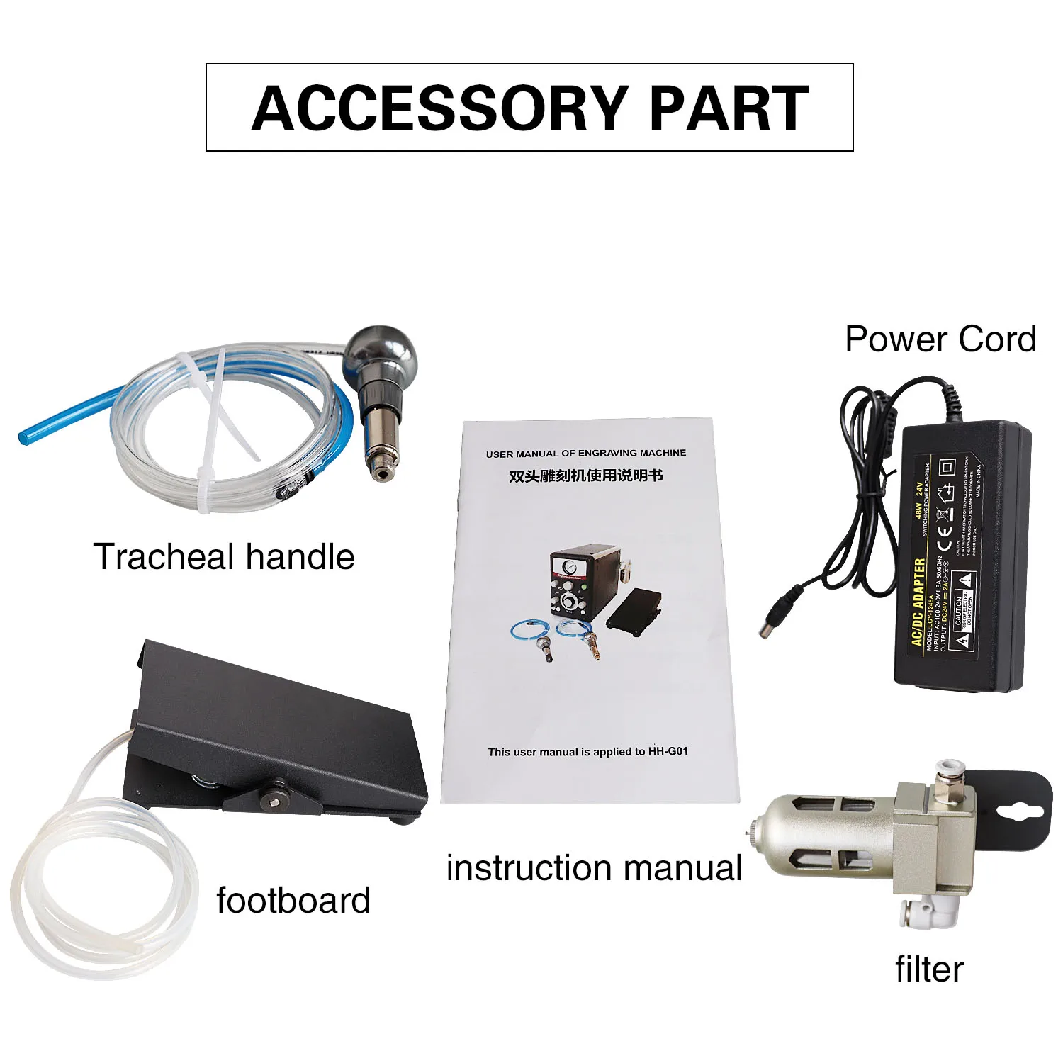 HH-G02 Single-Head Pneumatic Engraving Machine, High-Precision Bead Edge Carver for Micro-Setting Jewelry Making