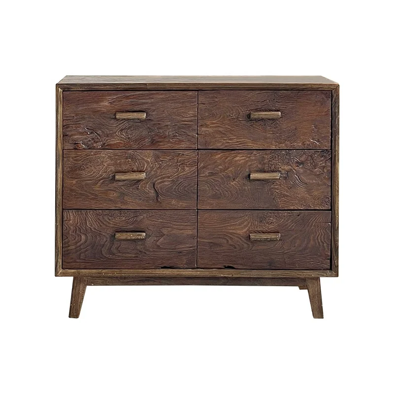 

Eco-Friendly & Durable Living Room Furniture//Wabi-Sabi Solid Wood Customizable Storage Cabinet For Hotel & Home Use 5+ Drawers