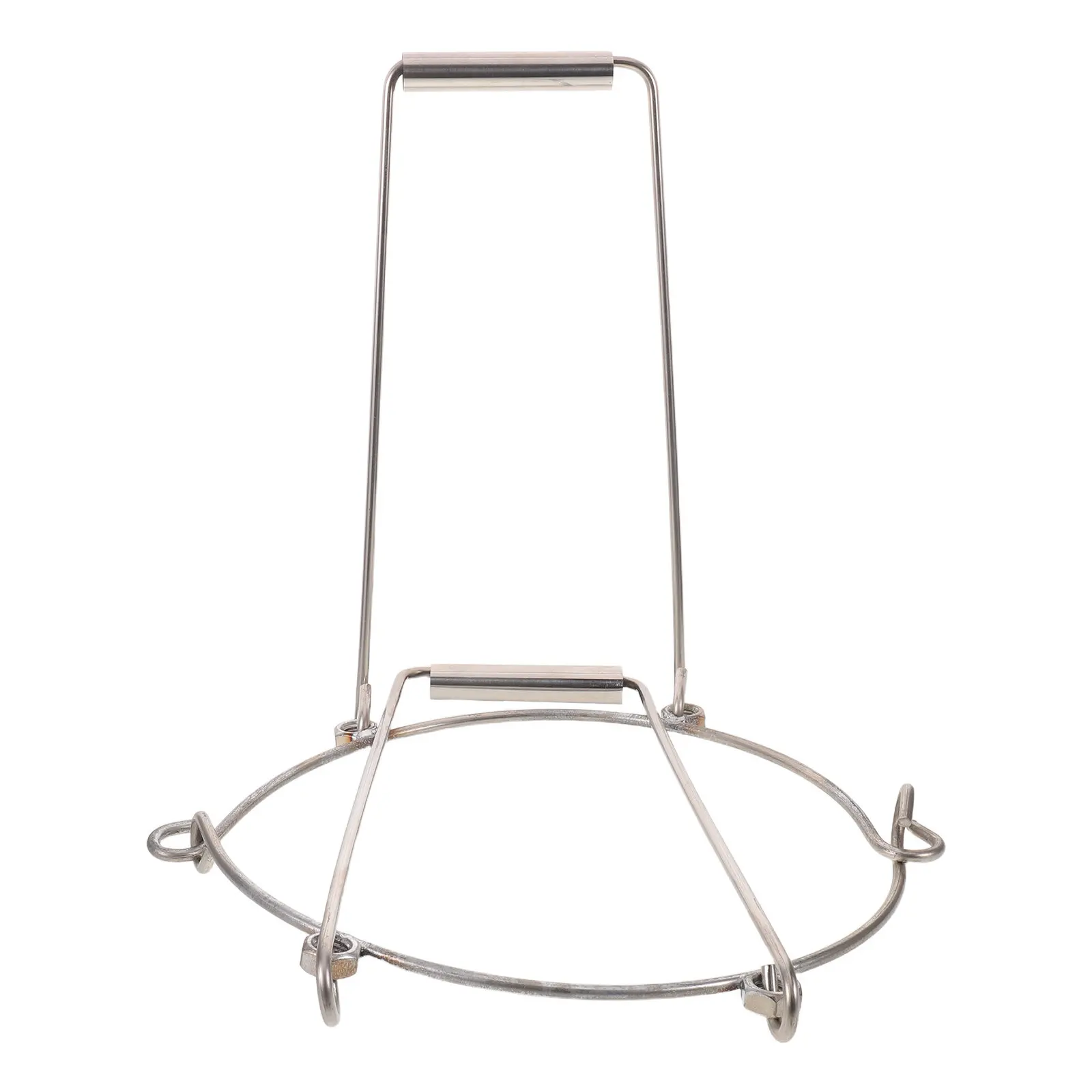 Heavy Duty Pot Lifter Stainless Steel Garden Flowerpot Carrier Tool Ceramic Jar Moving Wine Jar Pickling Crock Holder