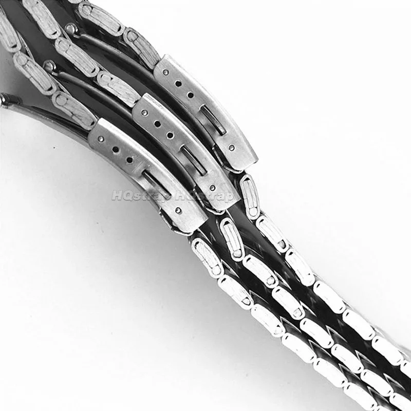 حزام بديل من الستانلس ستيل ، سوار ساعة معدني قابل للطي ، 3 حبات ، 12 إبزيم ، 14 مشبك ، 16 من من من المعدن ، 18 من من من من المعدن ، 20 من ، 22 من ، 24 من الأحزمة