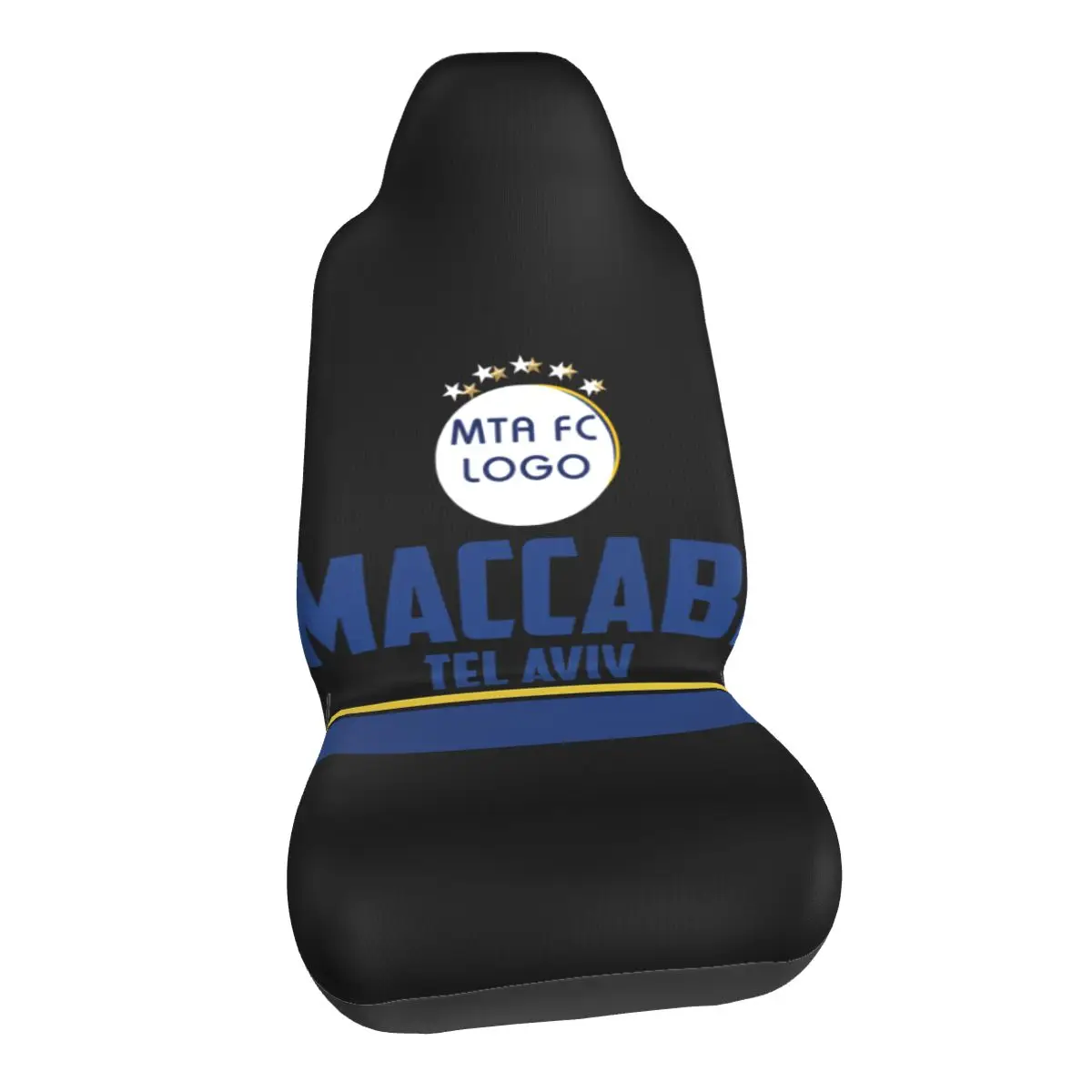 Maccabi Tel Aviv Car Seat Cover Removable Headrest Universal Seat Cover For Car