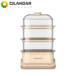 New 2024 Changhong electric steamer, steam cooker, fully automatic steamer, household integrated multifunctional three-layer