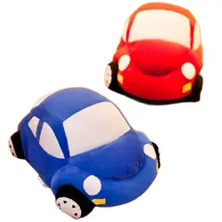 Coche de juguete de felpa de simulación, faros de cuatro ruedas, coche pequeño multicolor, regalo de cumpleaños para niños, desarrollo, Hobby, 35CM