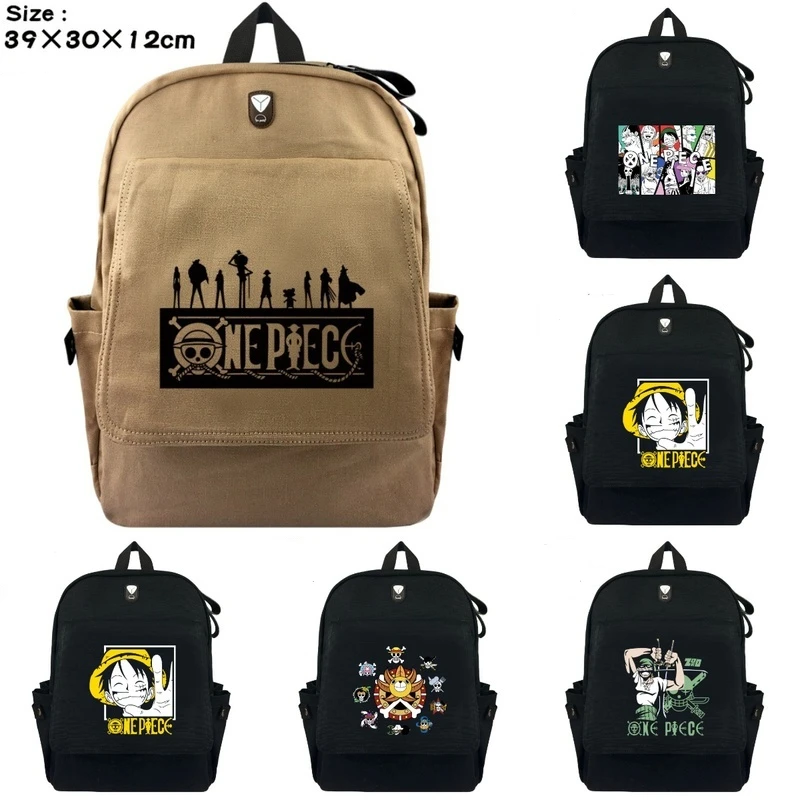 

One Piece Printed Backpack Students Large Capacity Wear Resistant Waterproof Lightening Computer Bag Outdoor Travel Causal Bag