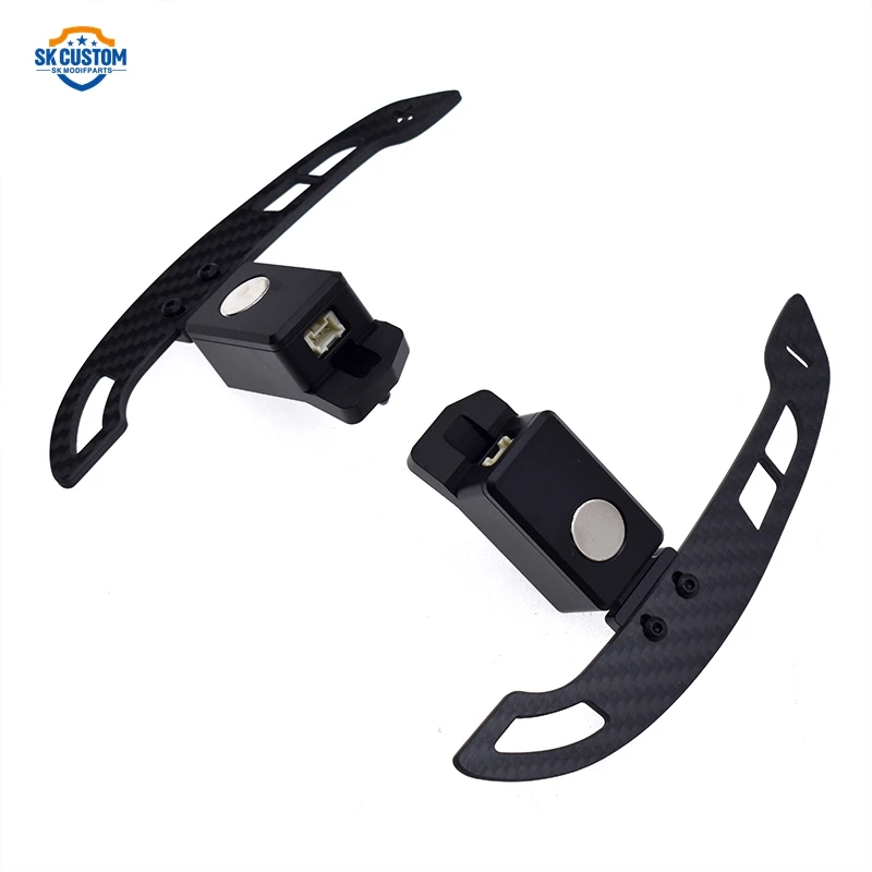 Carbon Fiber Car Magnet Paddle Shifters For Toyota Yaris GR Corolla Camry