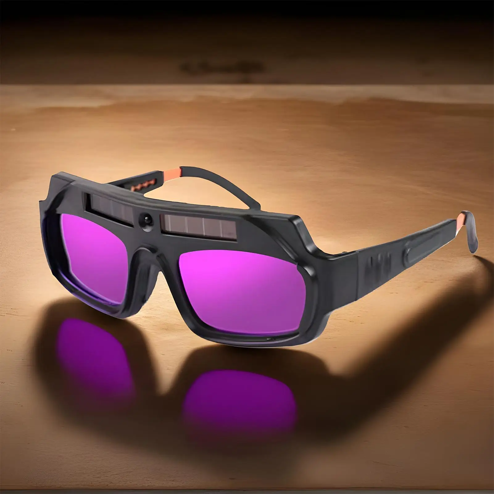 Kacamata Las Kacamata Tukang Las Pelindung Keselamatan Gelap Otomatis Kacamata Helm Pelindung Mata Ringan untuk Memotong